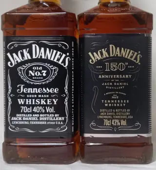 Jack Daniel's Old No 7 & Old No 7 Export 150th Anniversay - Original bottling - 700ml - 2 flessen