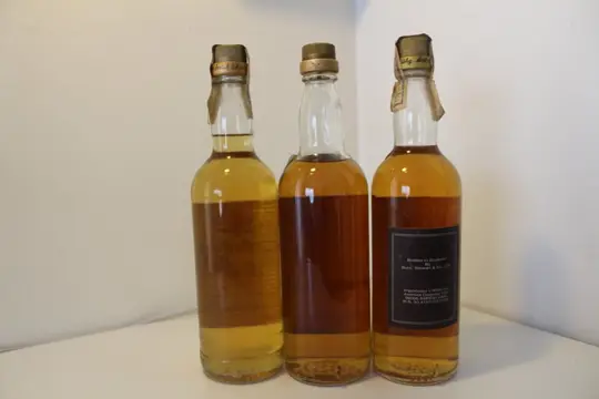 Highland Rose 5yo + Burn Stewart Gold Label + Burn Stewart over 5 years - Burn Stewart - b. Jaren 1970, Jaren 1980 - 75cl - 3 flessen