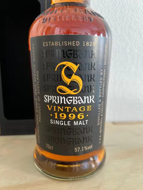 Springbank 1996 Fino Sherry Cask no. 264 - Original bottling - b. 2009 - 70cl