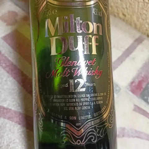 Miltonduff 12 years old - Original bottling - b. Jaren 1980 - 75cl