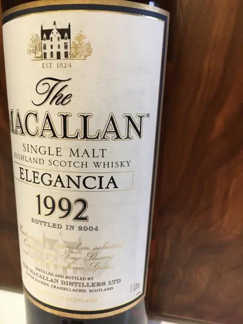 Macallan 1992 Elegancia - Original bottling - b. 2004 - 1,0 Liter