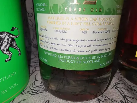 Blair Athol 2009 + Glen Elgin 2009 12 years old Syrah Edition - DS Tayman - b. 2022 - 70cl - 2 flessen