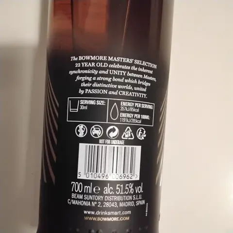 Bowmore 22 years old Aston Martin Masters’ Selection - Original bottling - 700ml