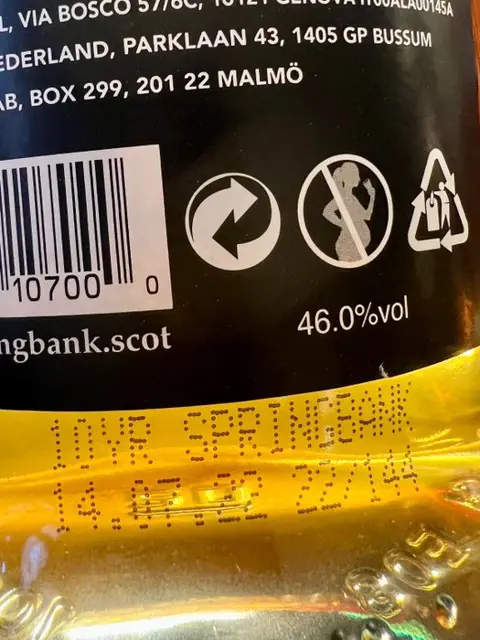 Springbank 10 years old & 15 years old - Original bottling - 70cl - 2 flessen