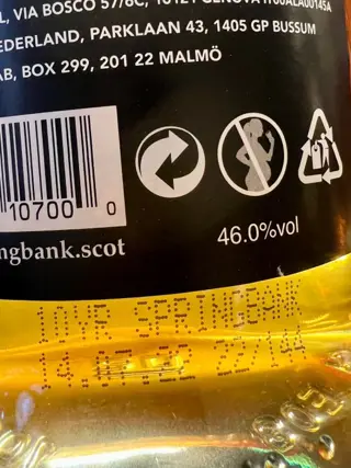 Springbank 10 years old & 15 years old - Original bottling - 70cl - 2 flessen