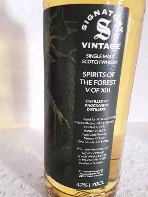 Knockando 2011 10 years old Spirits of the Forest V of XIII - Whic - b. 2022 - 700ml