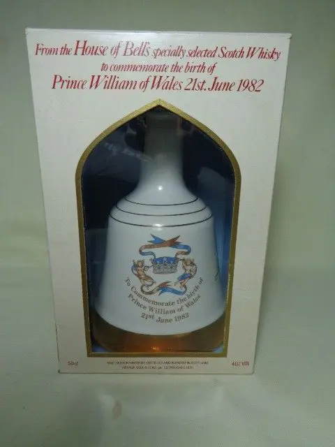 Bell's Decanter - The Birth of Prince William of Wales 21st June 1982 - 50cl