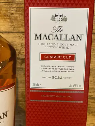 Macallan Classic Cut 2022 - Original bottling - 700ml
