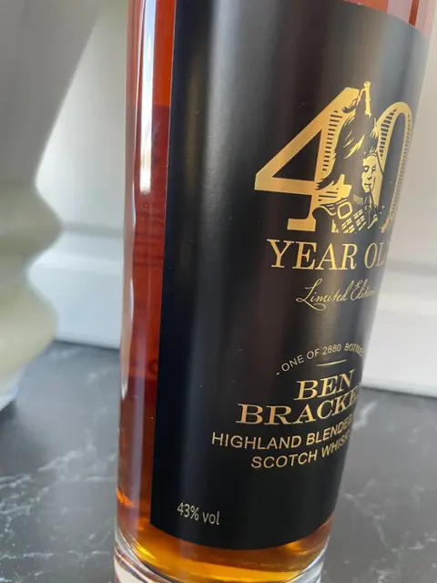 Ben Bracken 40 years old Limited Edition Highland Blended Malt - 70cl