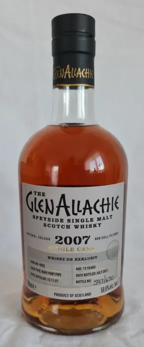 Glenallachie 2007 13 years old Single cask for Whisky.de - Original bottling - 700ml