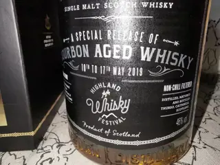Wolfburn Bourbon Aged Highland Whisky Festival 2019 - Original bottling - b. 2019 - 700ml