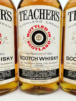 Teacher's Highland Cream - b. Jaren 1970 - 75cl - 3 flessen