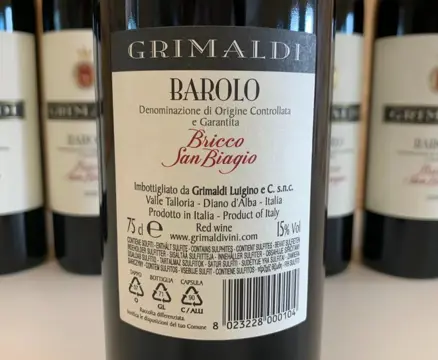 2018 Grimaldi - Bricco San Biagio - Barolo - 6 Flessen (0.75 liter)