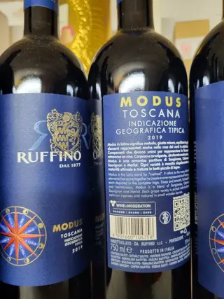 2019 Ruffino, Modus - Toscana IGT - 6 Flessen (0.75 liter)