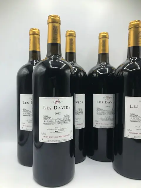 2012 Les Davids - Blaye Côtes de Bordeaux - Bordeaux - 6 Magnums (1.5L)