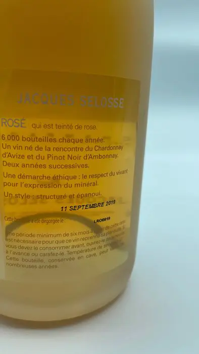 Jacques Selosse, Rosé dégorgée en 2019 - Champagne - 1 Fles (0,75 liter)