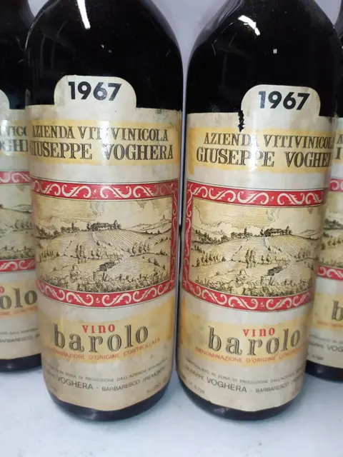 1967 Giuseppe Voghera - Barolo - 6 Flessen (0.72L)