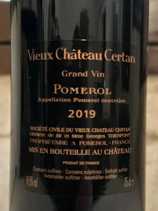 2019 Vieux Chateau Certan - Pomerol - 1 Fles (0,75 liter)