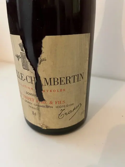 1981 Chapelle Chambertin Grand Cru - Louis Trapet - 1 Flessen (0.75 liter)