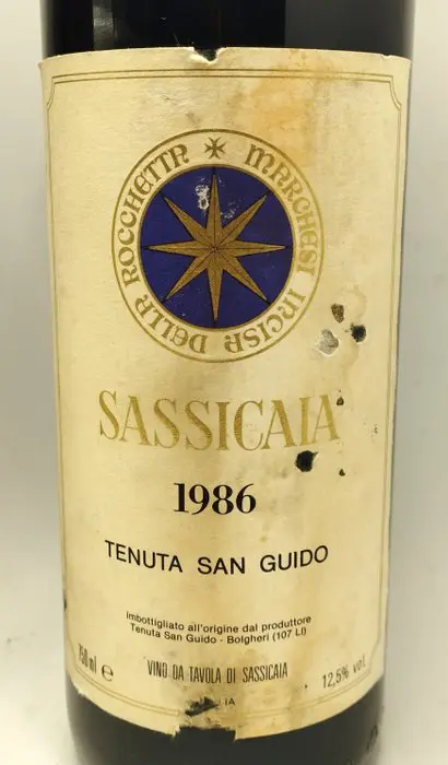 1986 & 1997 Tenuta San Guido, Sassicaia - Super Tuscans - 2 Flessen (0.75 liter)
