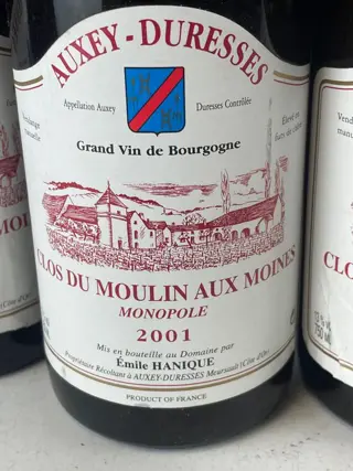 2001 Auxey-Duresses - Clos du Moulin aux Moine - Monopole - Bourgondië - 6 Fles (0,75 liter)
