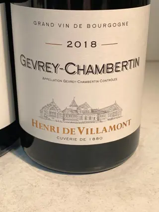 2018 Gevrey-Chambertin - Henri de Villamont - Bourgogne - 3 Flessen (0.75 liter)