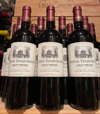 2018 Château Tanais Olivier - Haut-Médoc - 12 Flessen (0.75 liter)