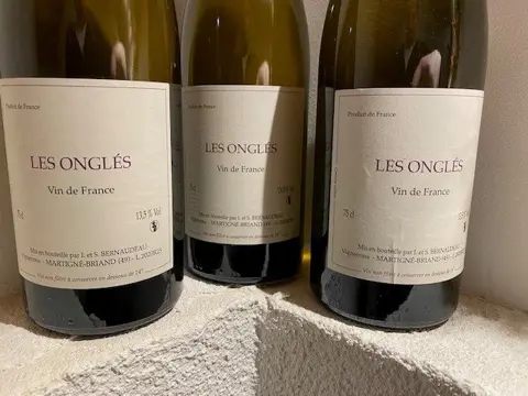 2020 Stephane Bernaudeau, Les Onglés - Loire - 3 Flessen (0.75 liter)