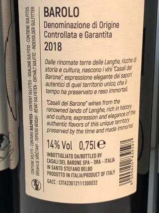 2018 Casali Del Barone - Barolo - 6 Flessen (0.75 liter)