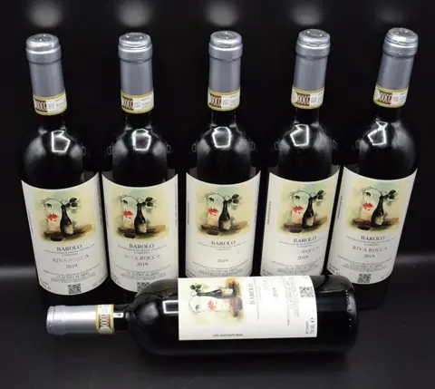 2019 Alario Claudio, "Riva Rocca" - Barolo - 6 Flessen (0.75 liter)