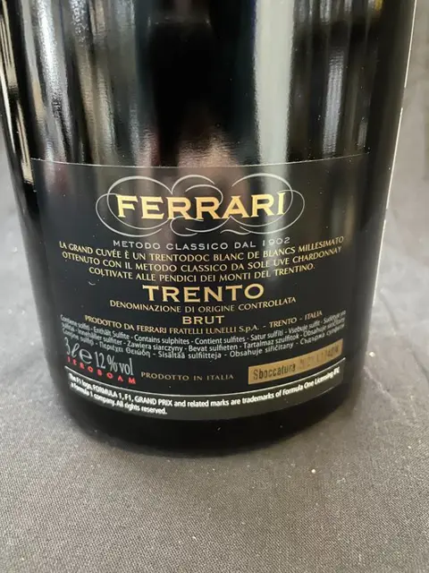 Ferrari "F1 Limited Edition" Brut - Trentino Alto Adige - 1 Dubbele Magnum/Jerobeam (3.0 L)