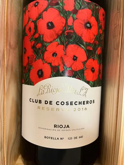 2016 La Rioja Alta S.A. 'Club de Cosecheros' - La Rioja, Rioja Reserva - 2 Dubbele Magnum/Jerobeam (3.0 L)