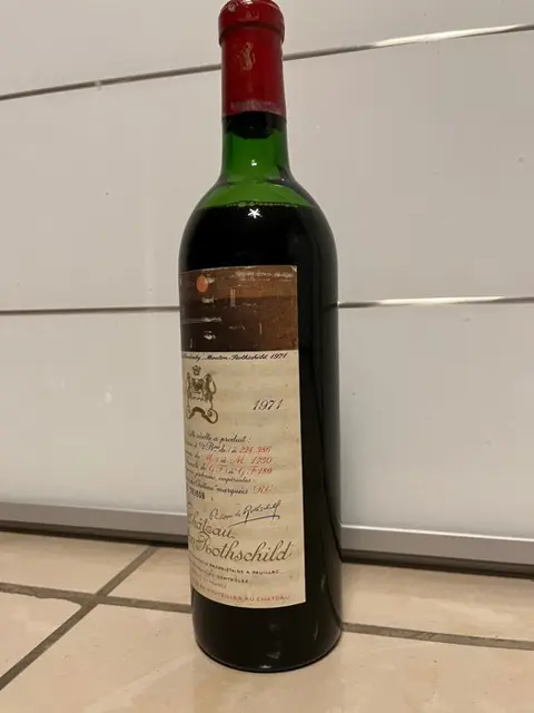 1971 Chateau Mouton Rothschild - Pauillac 2ème Grand Cru Classé - 1 Fles (0,75 liter)