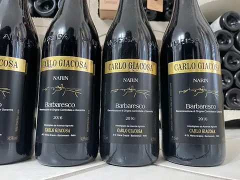 2015 x5 Lunelli , Sangiovese "Solenida" & 2016 x6 Carlo Giacosa, Narin - Barbaresco, Toscane - 11 Flessen (0.75 liter)