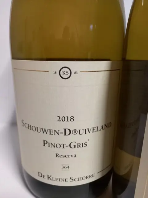 2018 De Kleine Schorre Pinot Gris - Zeeland (The Netherlands) Reserva - 3 Magnums (1.5L)