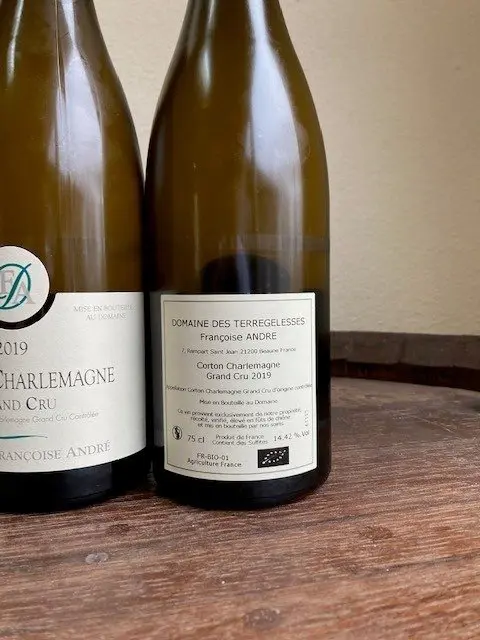 2019 Corton Charlemagne Grand Cru. Domaine Francoise André - Bourgondië - 2 Flessen (0.75 liter)