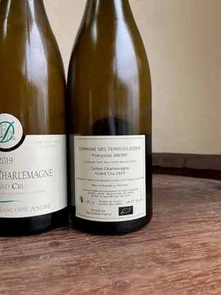 2019 Corton Charlemagne Grand Cru. Domaine Francoise André - Bourgondië - 2 Flessen (0.75 liter)