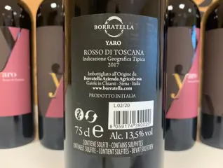 2017 Borratella - "Yaro" - Toscana IGT - 6 Flessen (0.75 liter)