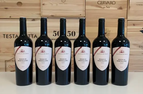 2018 Castiglion del Bosco Rosso di Montalcino "Gauggiole" - Toscane - 6 Flessen (0.75 liter)