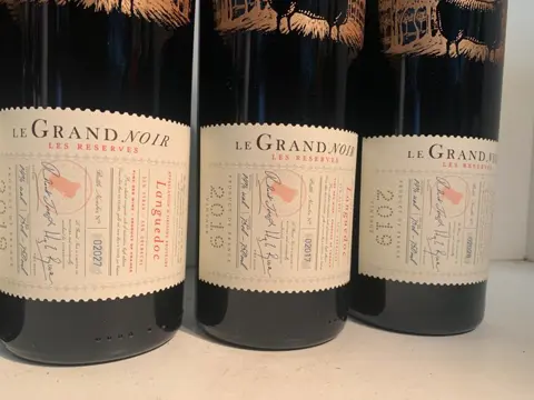 2019 Le Grand Noir Reserve - Languedoc - 6 Flessen (0.75 liter)