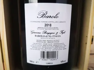 2018 Giacomo Borgogno & Figli Barolo - Piëmont DOCG - 1 Dubbele Magnum/Jerobeam (3.0 L)