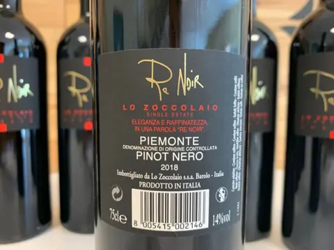 2018 Lo Zoccolaio Pinot Nero "Re Noir" - Piëmont - 6 Flessen (0.75 liter)