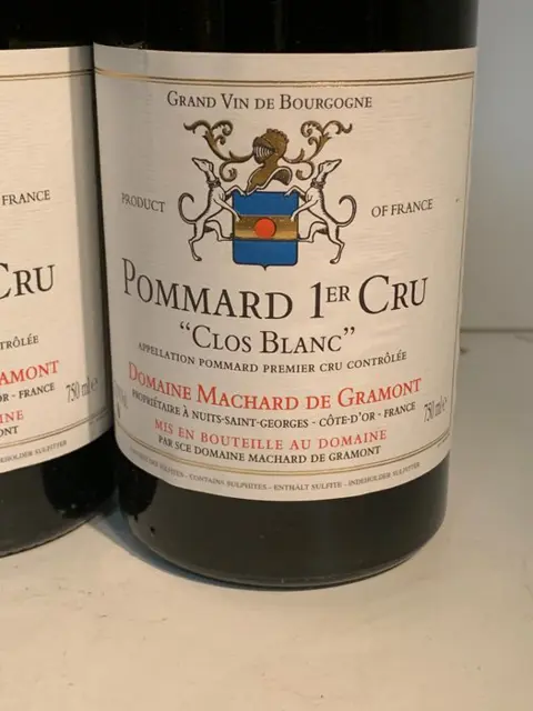 2021 Pommard 1° Cru "Clos Blanc" - Domaine Machard de Gramont - Bourgogne - 2 Flessen (0.75 liter)