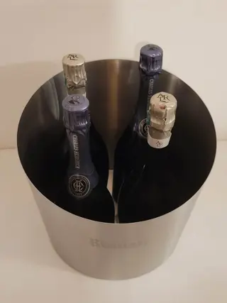 Ruinart Engraved Metal Champagne Bucket - 3 bottles