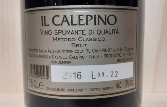 2016 Metodo Classico Brut, Il Calepino - 60 mesi - Lombardije - 6 Flessen (0.75 liter)