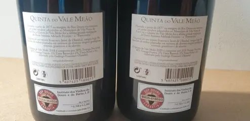 2018 & 2020 F. Olazabal & Filhos, Quinta do Vale Meão - Douro DOC - 2 Flessen (0.75 liter)