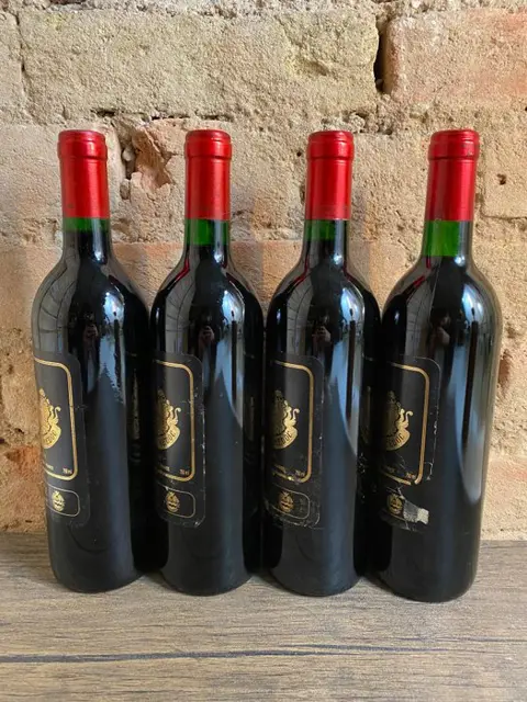 1990 Chateau Palmer - Margaux 3ème Grand Cru Classé - 4 Flessen (0.75 liter)