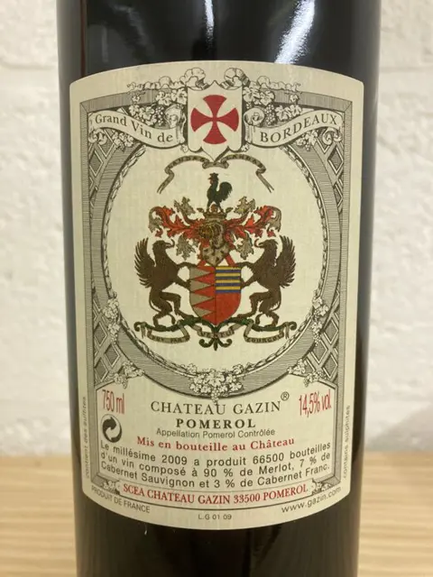 2009 Château Gazin - Pomerol - 1 Fles (0,75 liter)