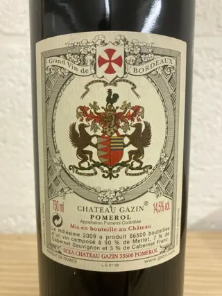2009 Château Gazin - Pomerol - 1 Fles (0,75 liter)
