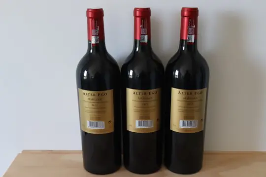 2015 Alter Ego de Chateau Palmer, 2nd wine of Ch. Palmer - Margaux - 3 Flessen (0.75 liter)